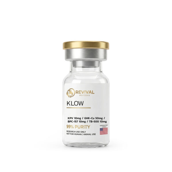 KLOW (KPV 10mg/GHK-Cu 50mg/BPC-157 10mg/TB-500 10mg)
