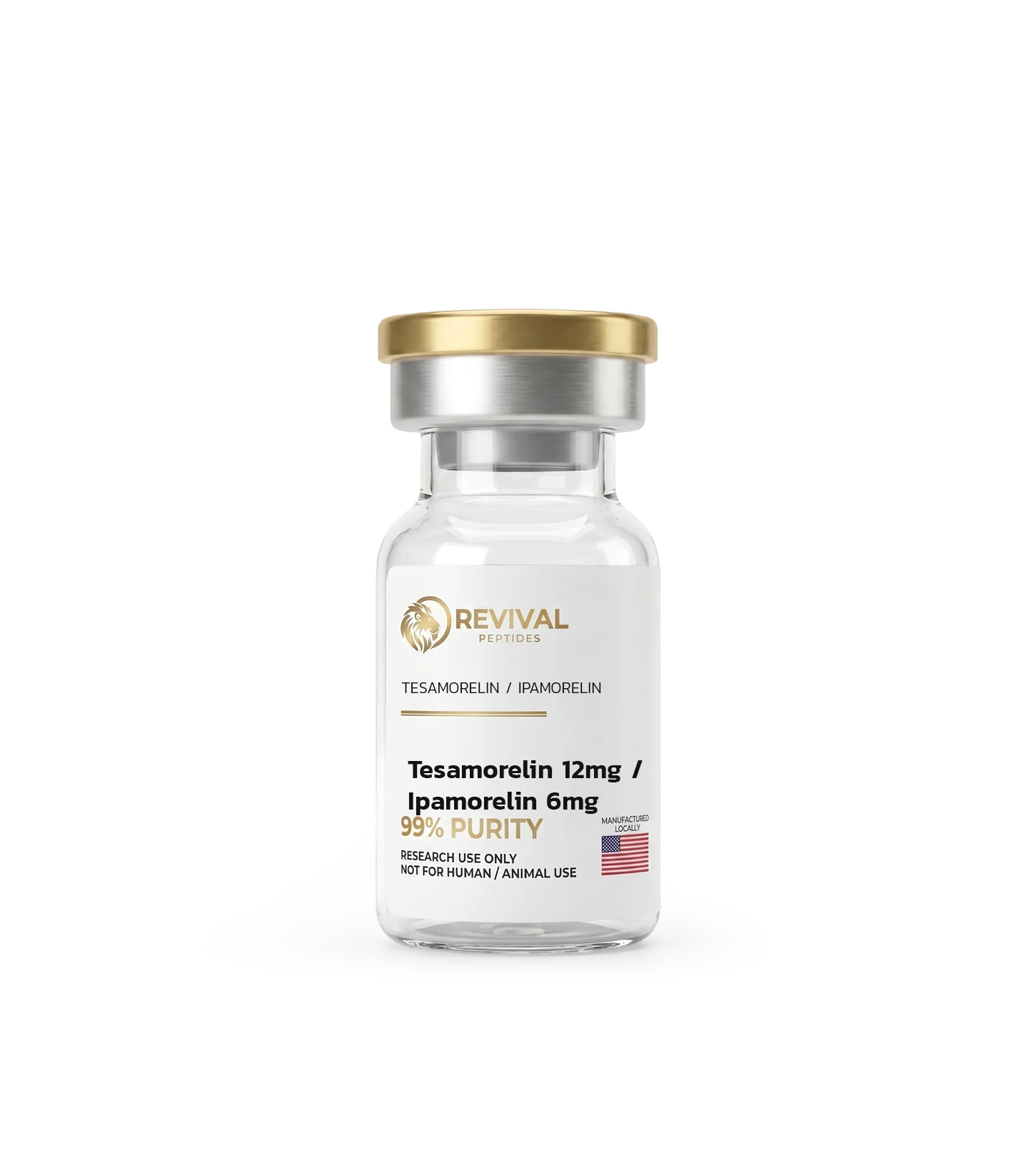 Tesamorelin 12mg/Ipamorelin 6mg